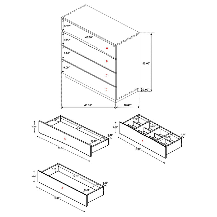 Winslow Chest of Drawers - Home Furniture And More (Brentwood, MD)