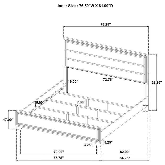 Wright Panel Bed - Home Furniture And More (Brentwood, MD)