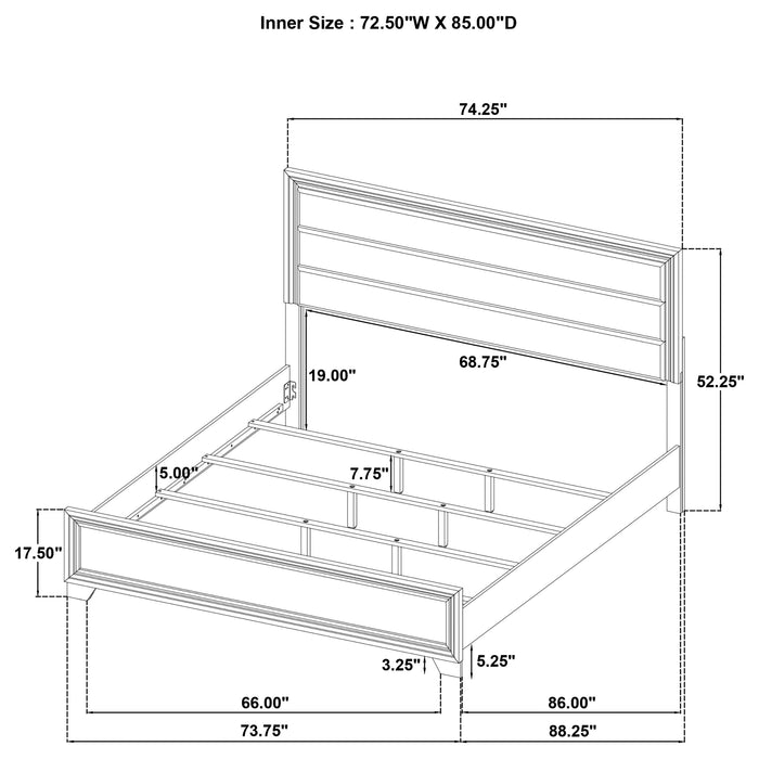 Wright Panel Bed - Home Furniture And More (Brentwood, MD)
