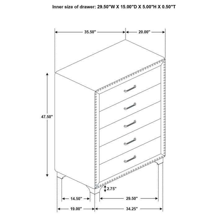 Melody Chest of Drawers - Home Furniture And More (Brentwood, MD)