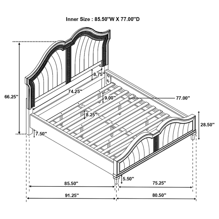 Evangeline Bedroom Set - Home Furniture And More (Brentwood, MD)