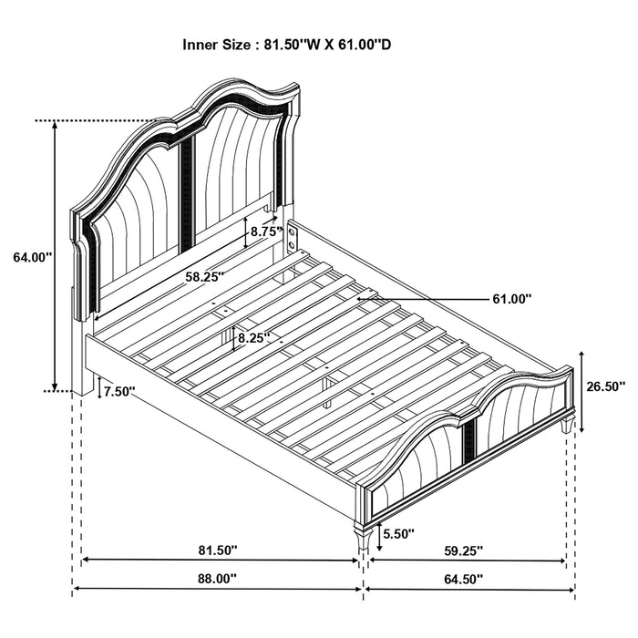 Evangeline Bedroom Set - Home Furniture And More (Brentwood, MD)