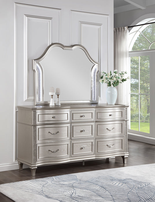 Evangeline Dresser with Mirror - Home Furniture And More (Brentwood, MD)