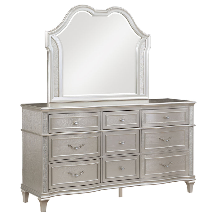 Evangeline Dresser with Mirror - Home Furniture And More (Brentwood, MD)