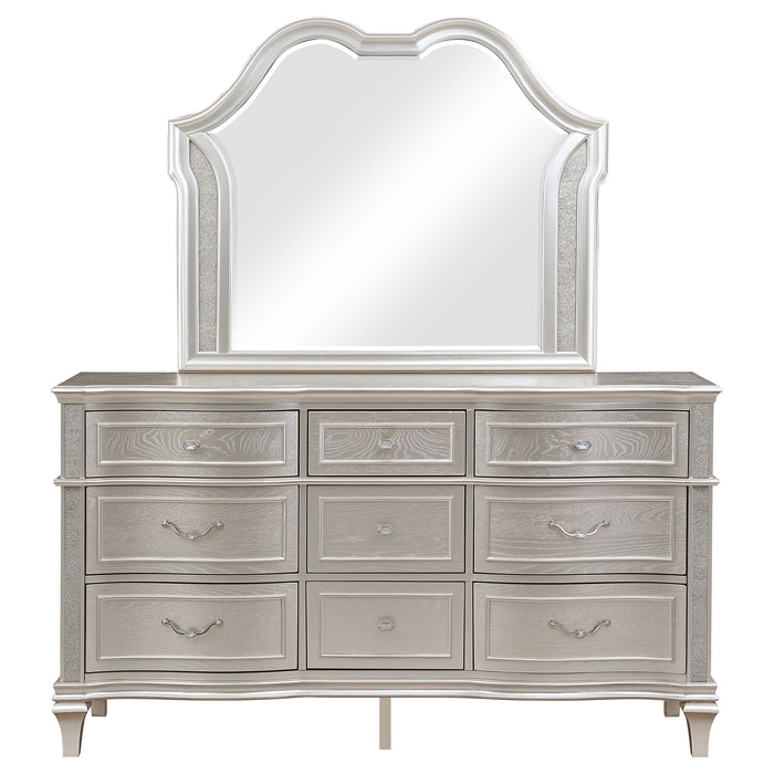 Evangeline Dresser with Mirror - Home Furniture And More (Brentwood, MD)