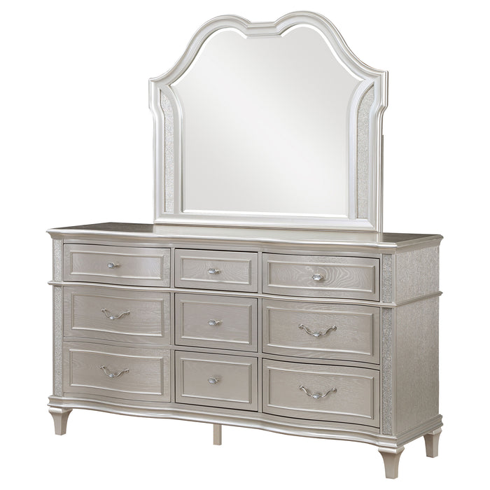 Evangeline Dresser with Mirror - Home Furniture And More (Brentwood, MD)