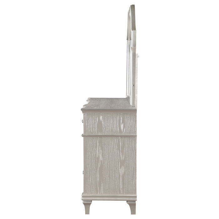 Evangeline Dresser with Mirror - Home Furniture And More (Brentwood, MD)