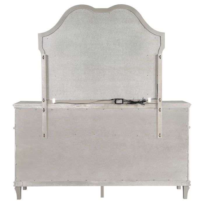 Evangeline Dresser with Mirror - Home Furniture And More (Brentwood, MD)