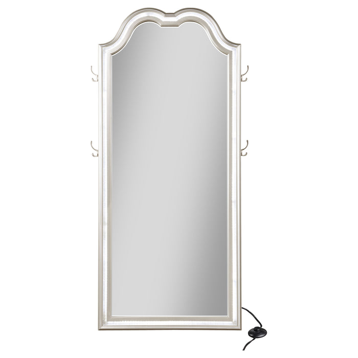 Evangeline Floor Mirror with LED Lighting - Home Furniture And More (Brentwood, MD)