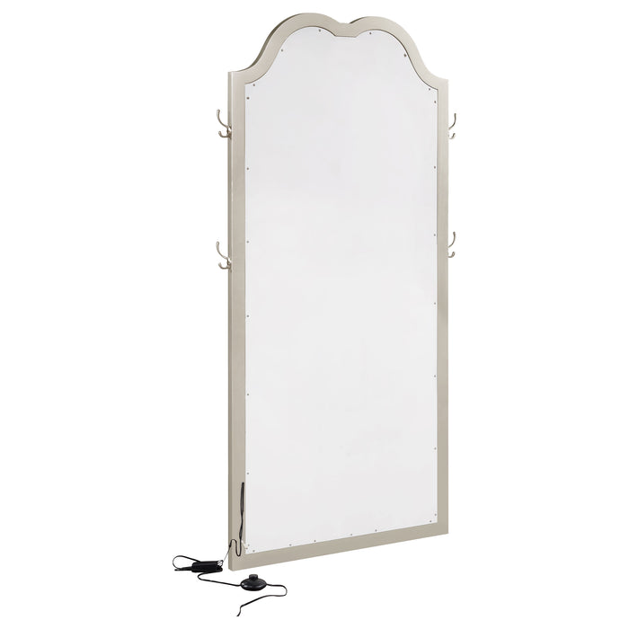 Evangeline Floor Mirror with LED Lighting - Home Furniture And More (Brentwood, MD)