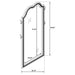 Evangeline Floor Mirror with LED Lighting - Home Furniture And More (Brentwood, MD)
