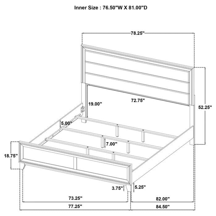 Welsley Panel Bed - Home Furniture And More (Brentwood, MD)
