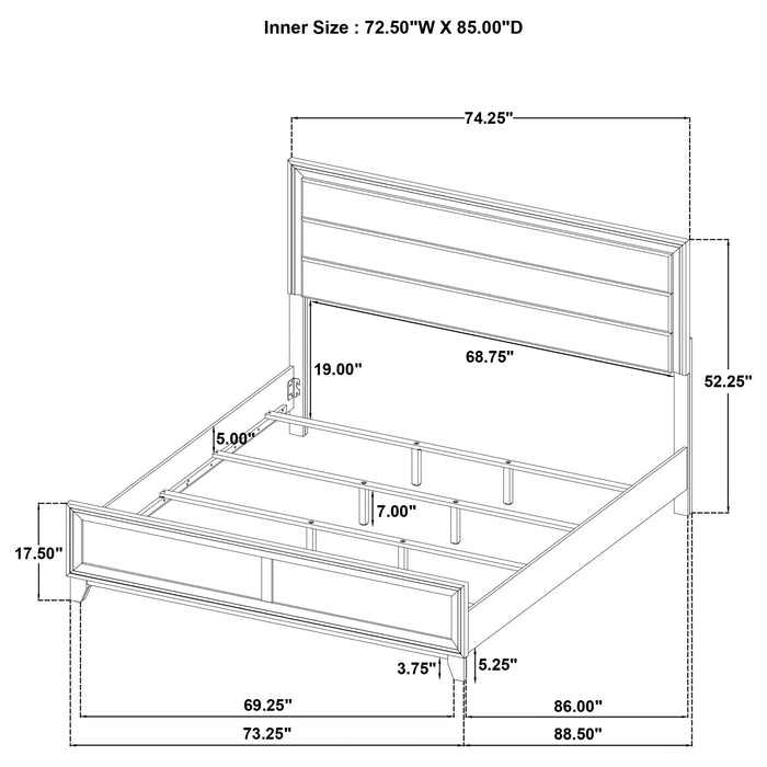 Welsley Panel Bed - Home Furniture And More (Brentwood, MD)
