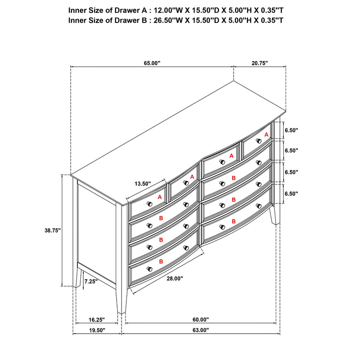 Bexhill Dresser - Home Furniture And More (Brentwood, MD)