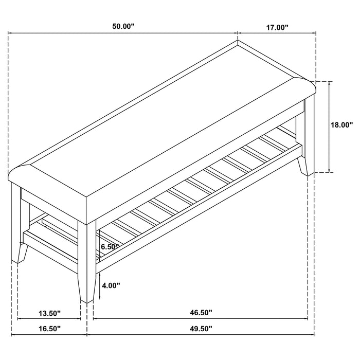 Bexhill Bedroom Bench - Home Furniture And More (Brentwood, MD)