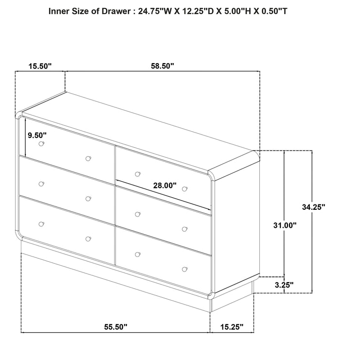 Cavelle Dresser - Home Furniture And More (Brentwood, MD)