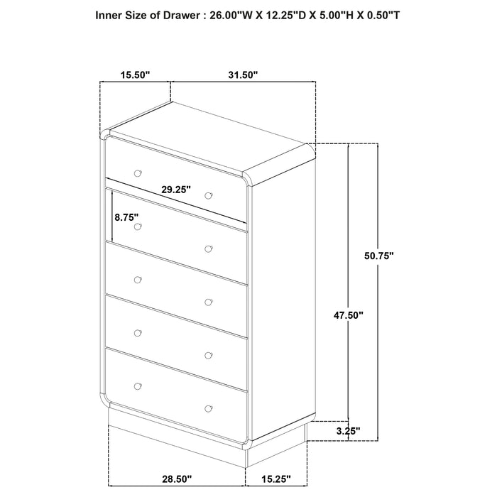 Cavelle Chest of Drawers - Home Furniture And More (Brentwood, MD)