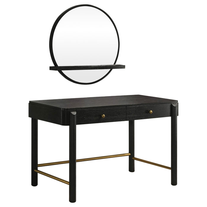 Arini Makeup Vanity Table with Wall Mirror - Home Furniture And More (Brentwood, MD)