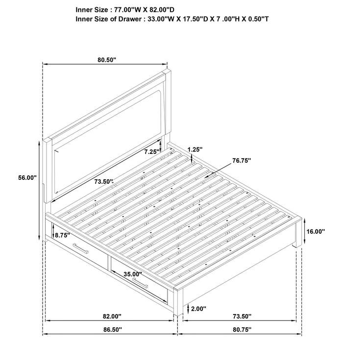Kenora Bedroom Set - Home Furniture And More (Brentwood, MD)