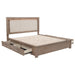Kenora Panel Platform Storage Bed with LED Lighting - Home Furniture And More (Brentwood, MD)