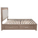 Kenora Panel Platform Storage Bed with LED Lighting - Home Furniture And More (Brentwood, MD)