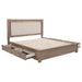 Kenora Panel Platform Storage Bed with LED Lighting - Home Furniture And More (Brentwood, MD)
