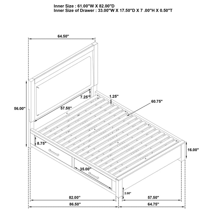 Kenora Bedroom Set - Home Furniture And More (Brentwood, MD)