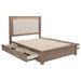 Kenora Panel Platform Storage Bed with LED Lighting - Home Furniture And More (Brentwood, MD)