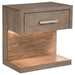 Kenora Nightstand with LED Lighting - Home Furniture And More (Brentwood, MD)