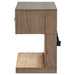 Kenora Nightstand with LED Lighting - Home Furniture And More (Brentwood, MD)