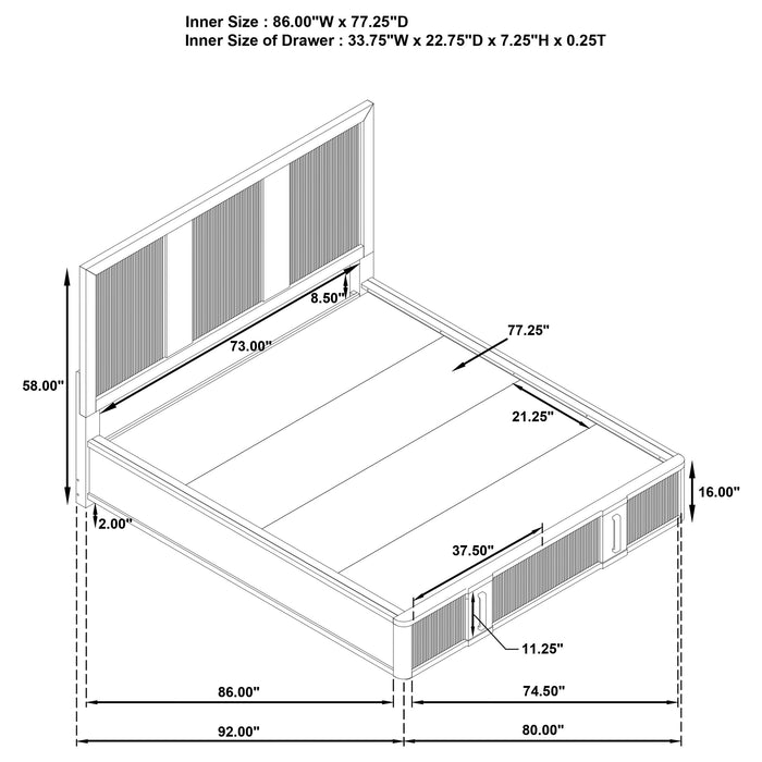 Terrace Bedroom Set - Home Furniture And More (Brentwood, MD)