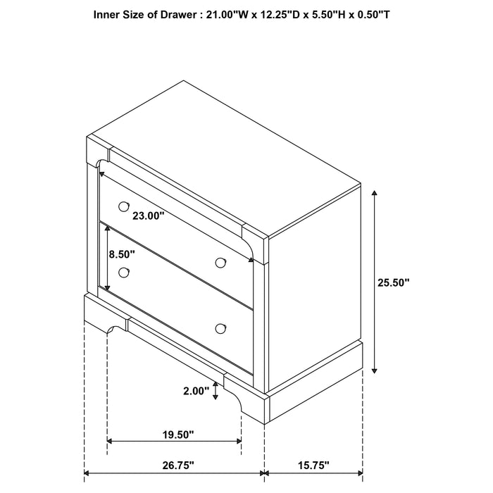 Gran Park Nightstand - Home Furniture And More (Brentwood, MD)