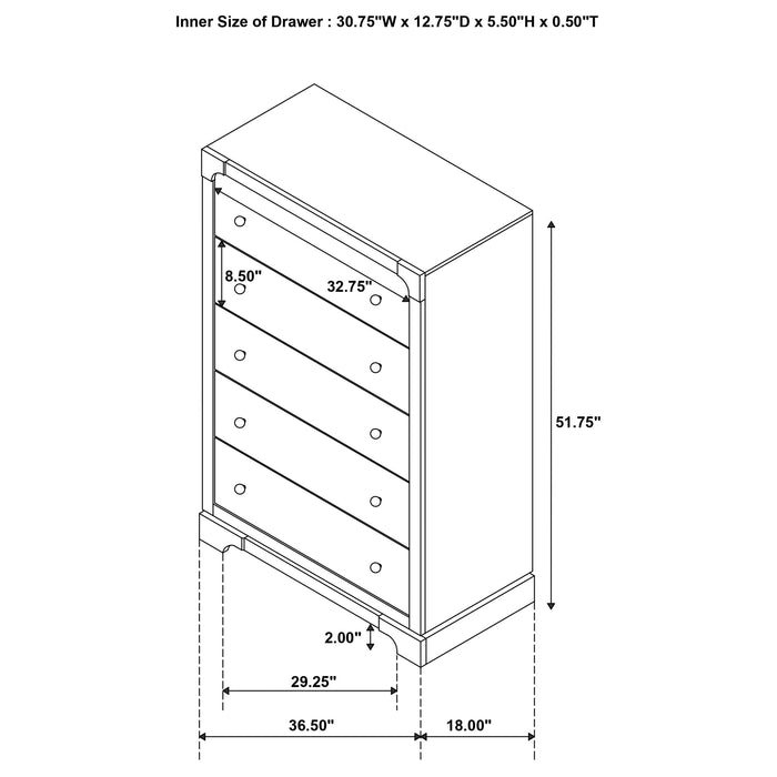 Gran Park Chest of Drawers - Home Furniture And More (Brentwood, MD)