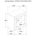 Ives Nightstand - Home Furniture And More (Brentwood, MD)