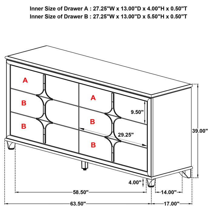 Olivia Bedroom Set - Home Furniture And More (Brentwood, MD)