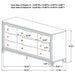 Marmore Dresser - Home Furniture And More (Brentwood, MD)