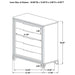 Marmore Chest of Drawers - Home Furniture And More (Brentwood, MD)