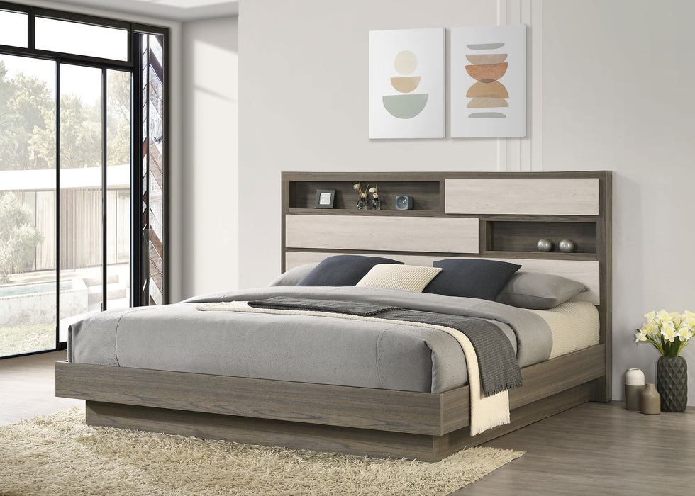 Fenwick Bookcase Platform Bed - Home Furniture And More (Brentwood, MD)