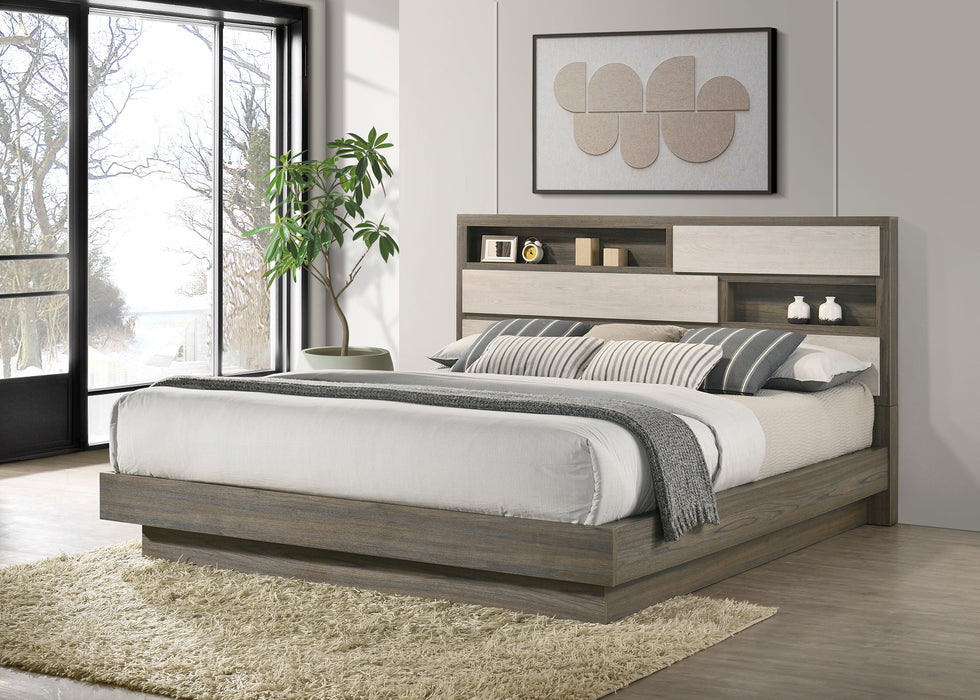 Fenwick Bookcase Platform Bed - Home Furniture And More (Brentwood, MD)