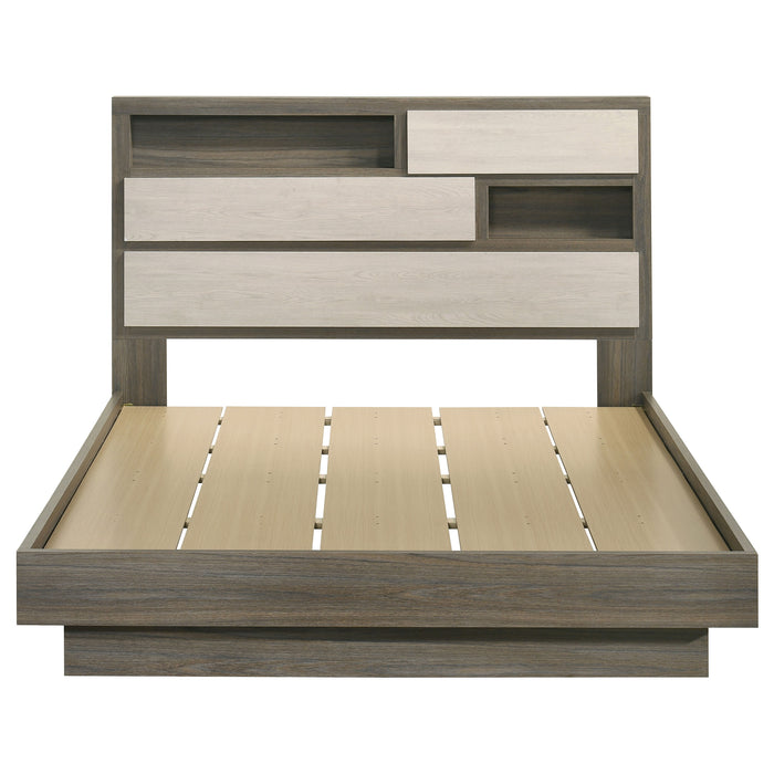Fenwick Bookcase Platform Bed - Home Furniture And More (Brentwood, MD)