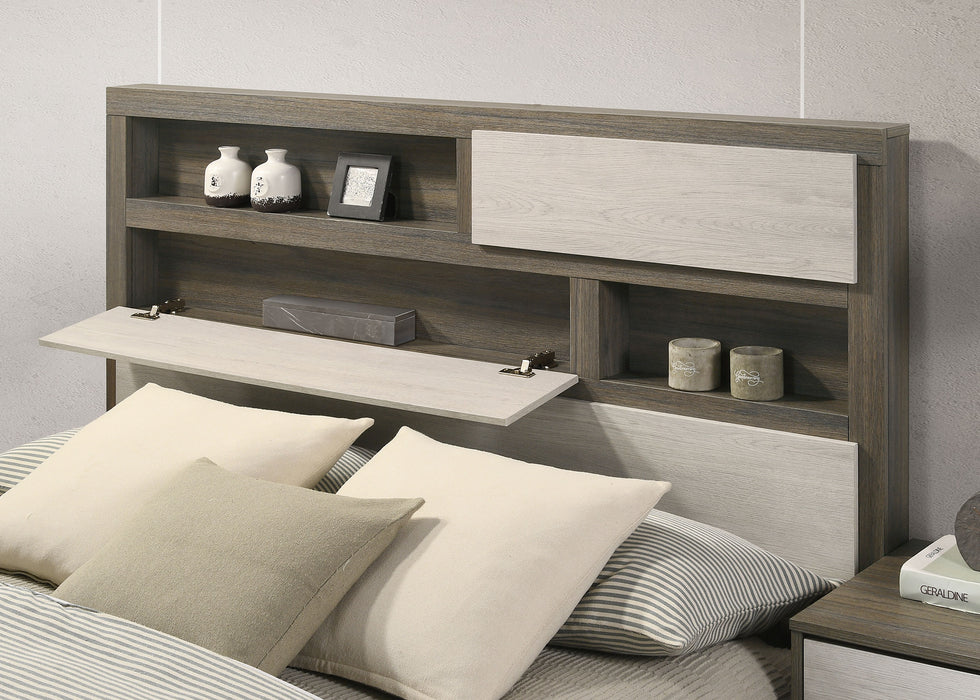 Fenwick Bookcase Platform Bed - Home Furniture And More (Brentwood, MD)