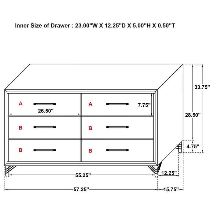 Lucia Dresser - Home Furniture And More (Brentwood, MD)