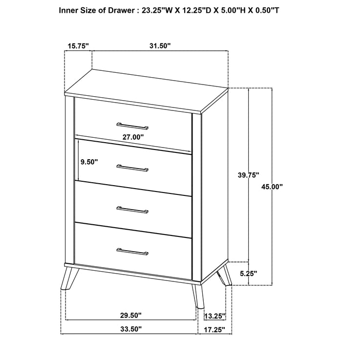 Kaywood Chest of Drawers - Home Furniture And More (Brentwood, MD)