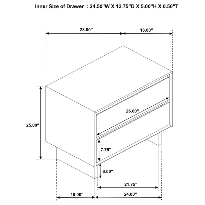 Glenwood Nightstand - Home Furniture And More (Brentwood, MD)