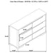 Ladera Dresser - Home Furniture And More (Brentwood, MD)