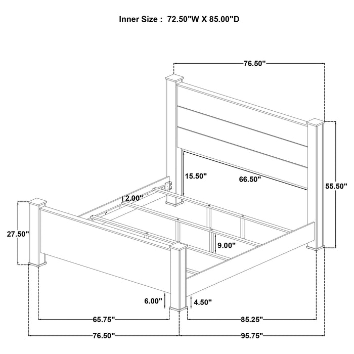 Oakglen Panel Bed - Home Furniture And More (Brentwood, MD)