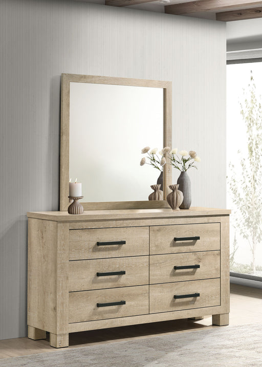 Oakglen Dresser with Mirror - Home Furniture And More (Brentwood, MD)