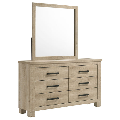 Oakglen Dresser with Mirror - Home Furniture And More (Brentwood, MD)