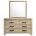 Oakglen Dresser with Mirror - Home Furniture And More (Brentwood, MD)
