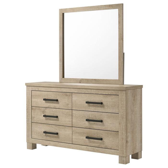 Oakglen Dresser with Mirror - Home Furniture And More (Brentwood, MD)